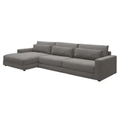 Halmstad venstrevendt sofa med chaiselong