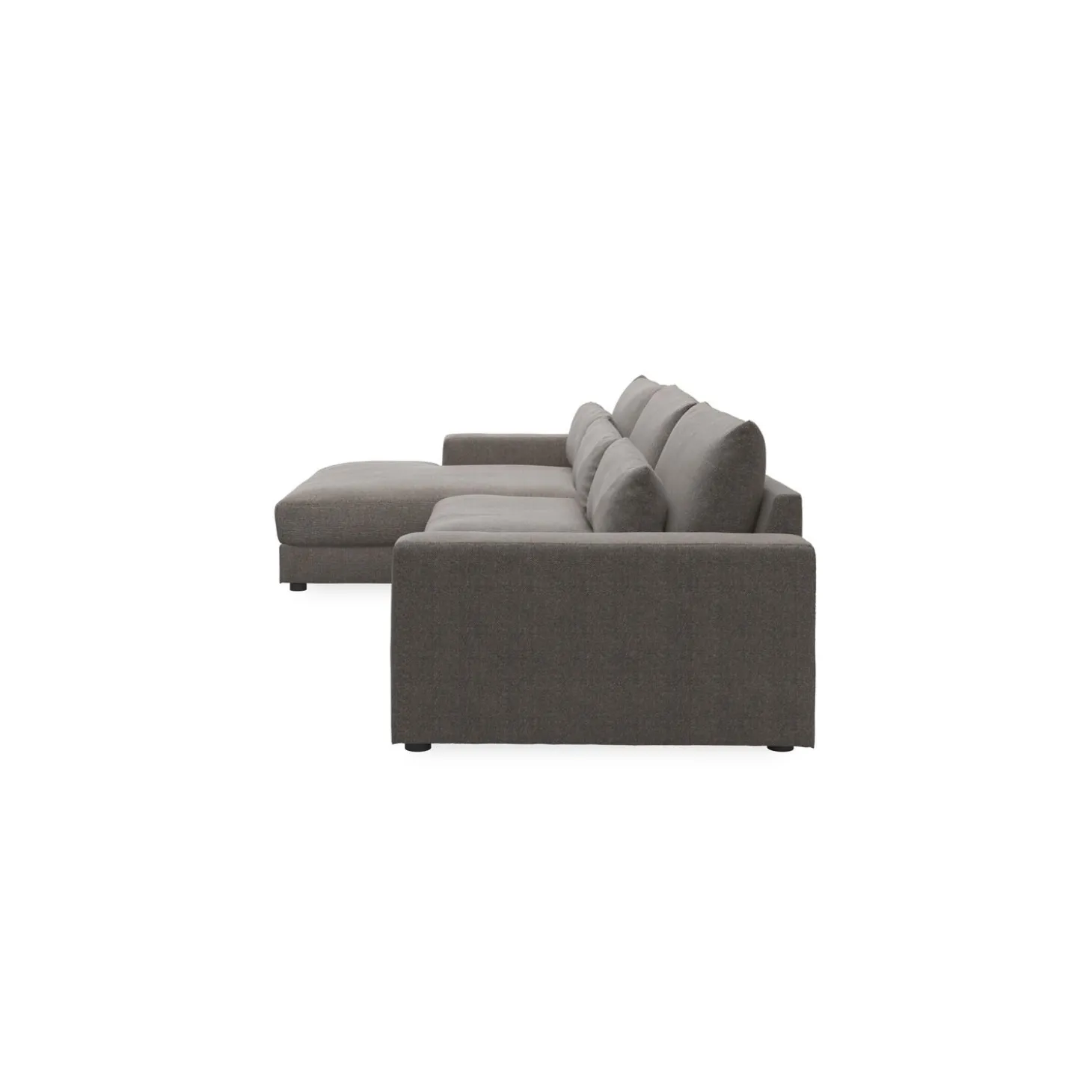 Halmstad venstrevendt sofa med chaiselong