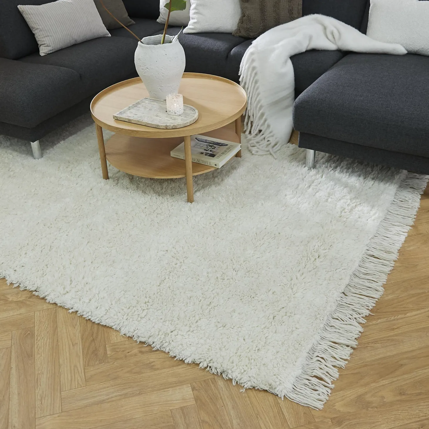 Holmestrand Rya tæppe 160 x 230 cm