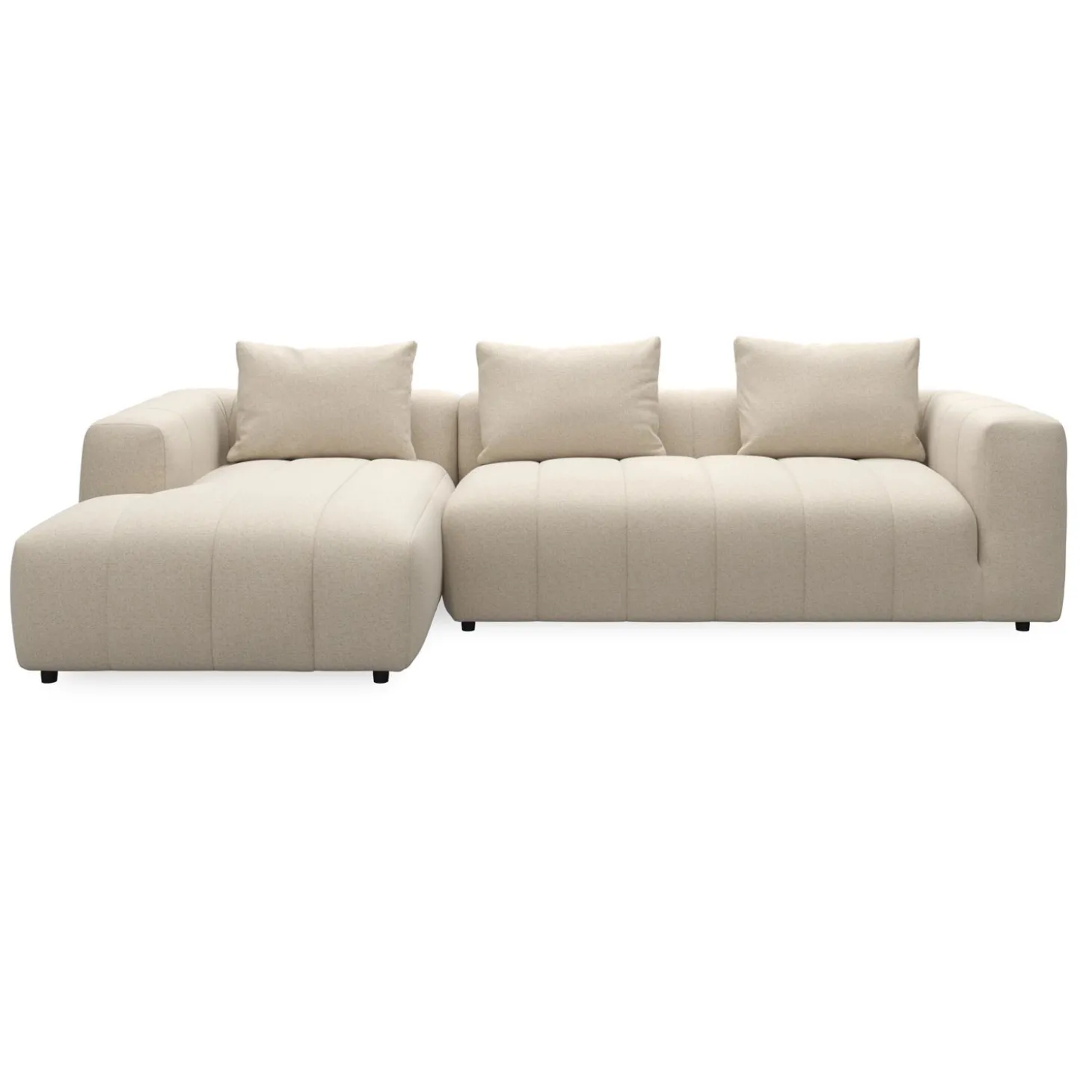 Ingvar venstrevendt sofa med chaiselong