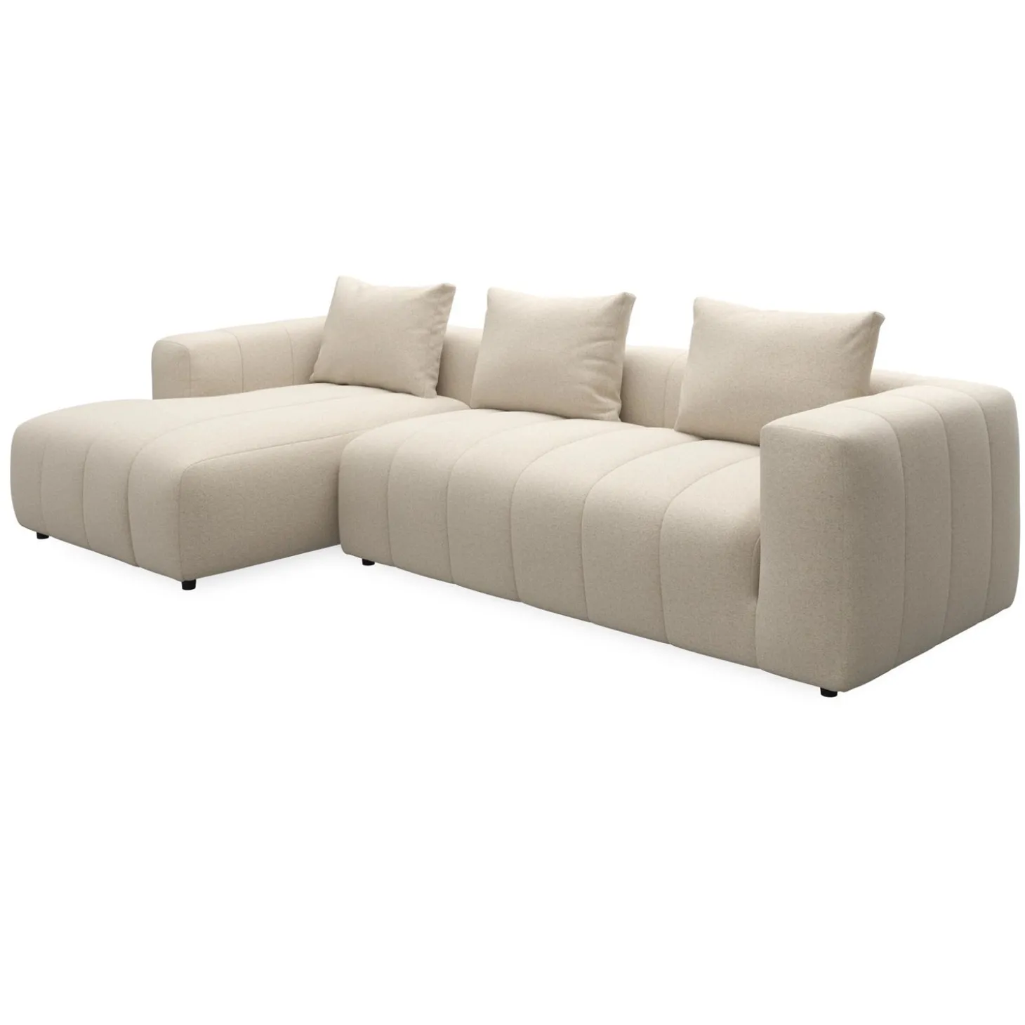 Ingvar venstrevendt sofa med chaiselong