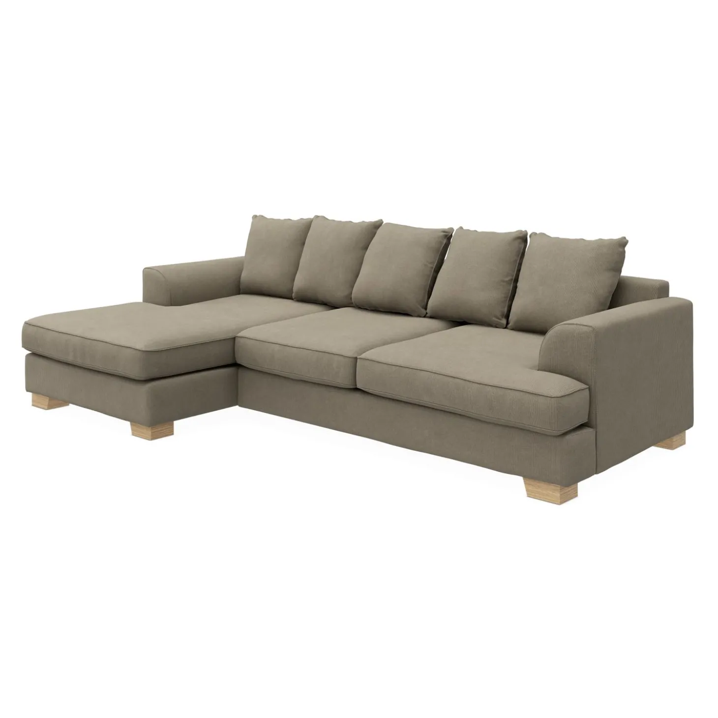 Kingston venstrevendt sofa med chaiselong