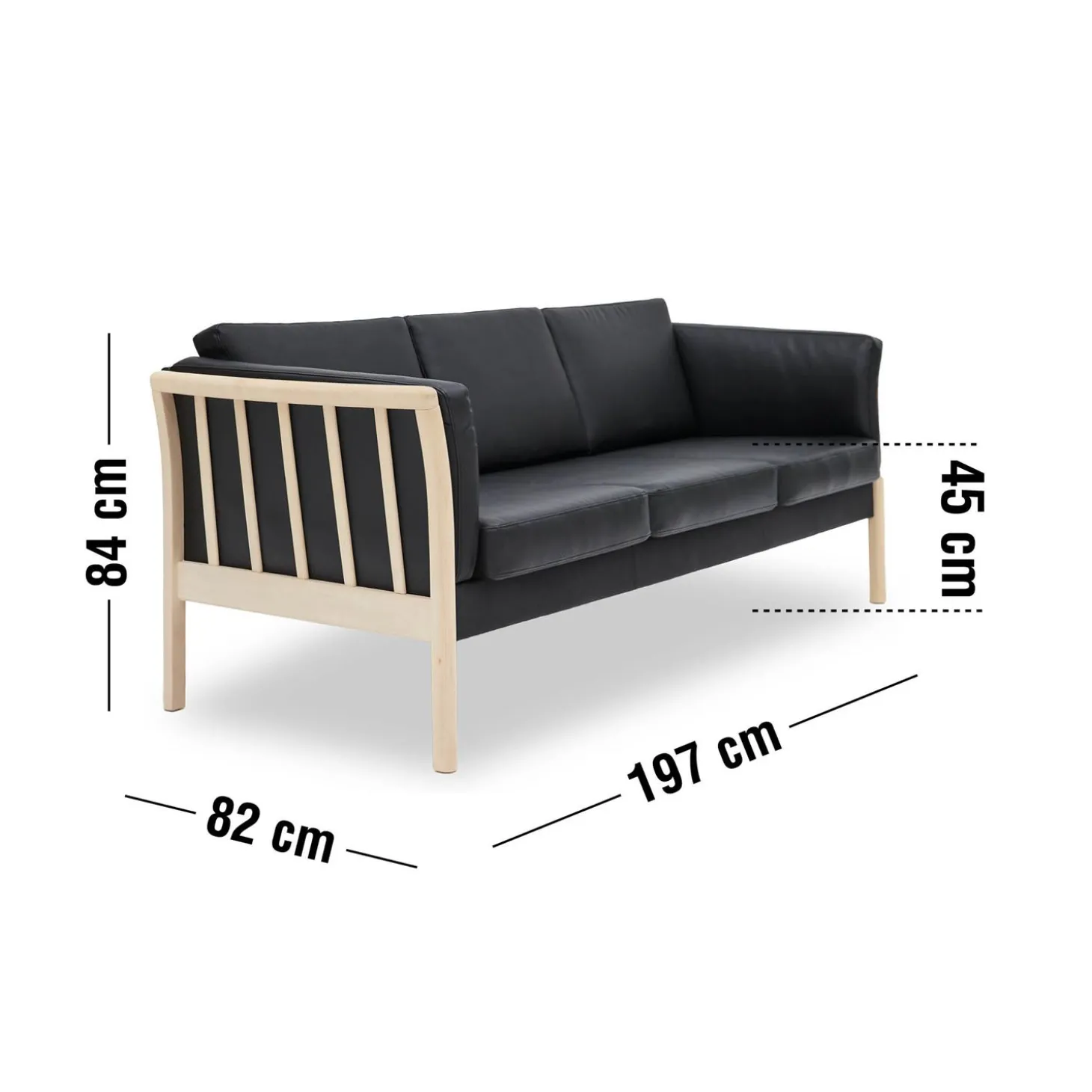 Klint 3 pers Sofa