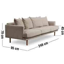 Kramfors 3 pers. XL Sofa