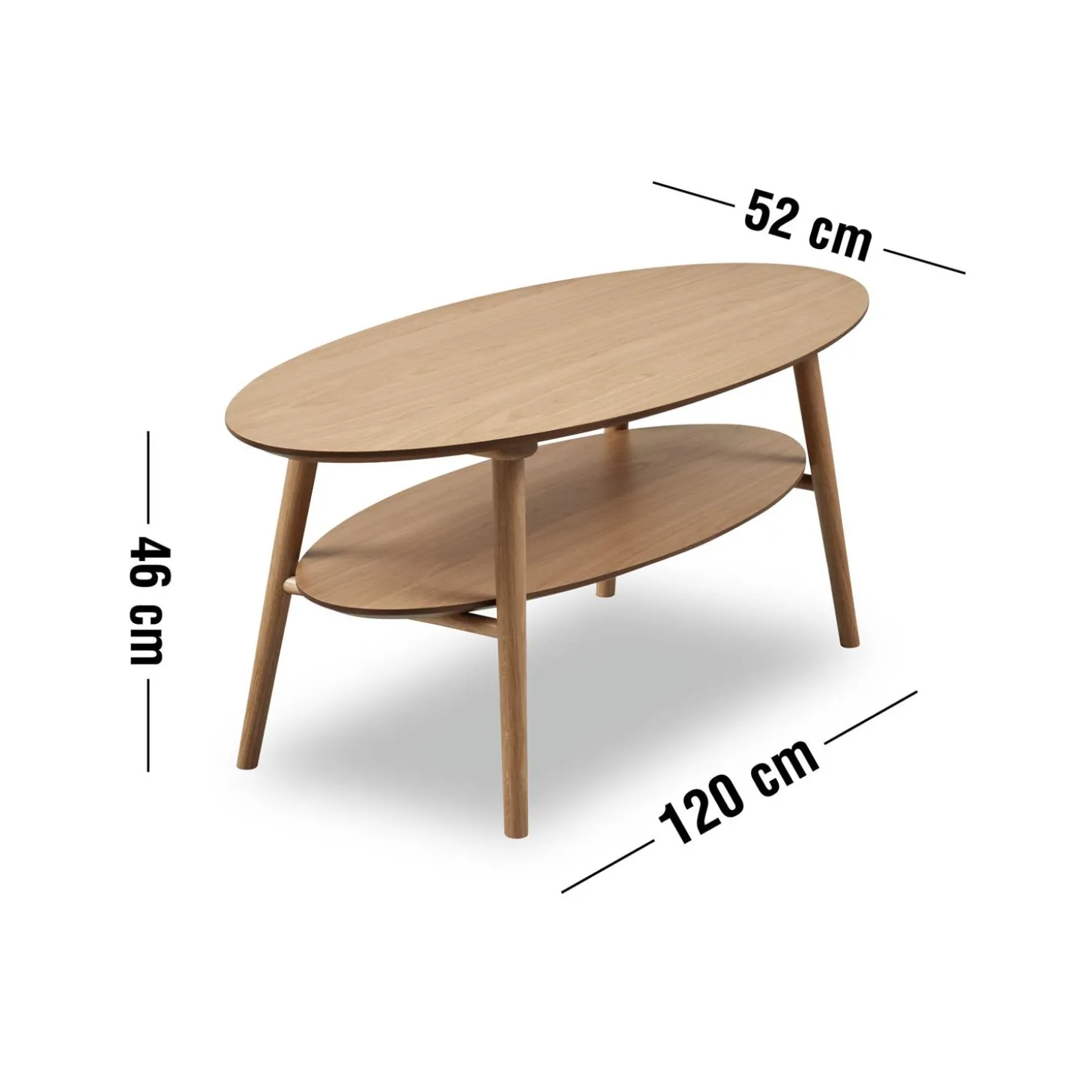Kumla Sofabord 120 x 46 x 52 cm