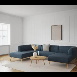 Land højrevendt hjørnesofa med chaiselong