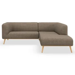 Land højrevendt hjørnesofa med pufafslutning