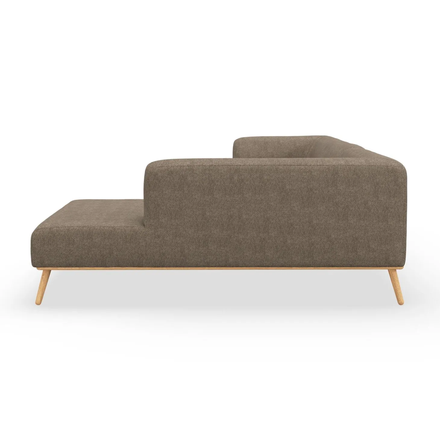 Land højrevendt hjørnesofa med pufafslutning