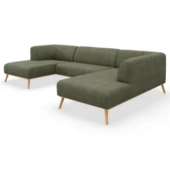 Land venstrevendt hjørnesofa med chaiselong
