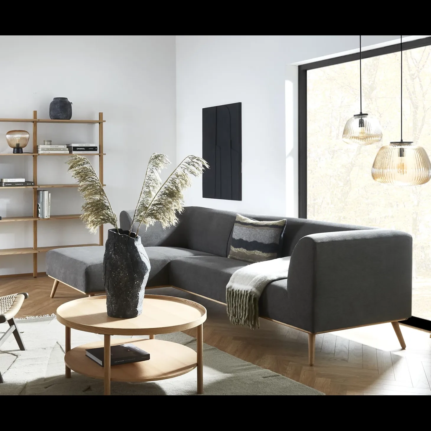 Land venstrevendt sofa med chaiselong