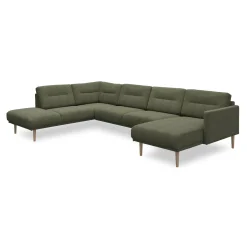 Larvik højrevendt hjørnesofa med chaiselong