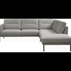 Larvik højrevendt hjørnesofa med pufafslutning
