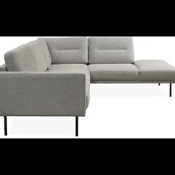Larvik højrevendt hjørnesofa med pufafslutning