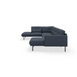Larvik højrevendt hjørnesofa med chaiselong