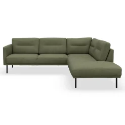 Larvik højrevendt hjørnesofa med pufafslutning