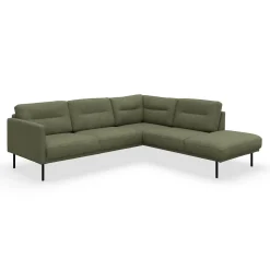 Larvik højrevendt hjørnesofa med pufafslutning