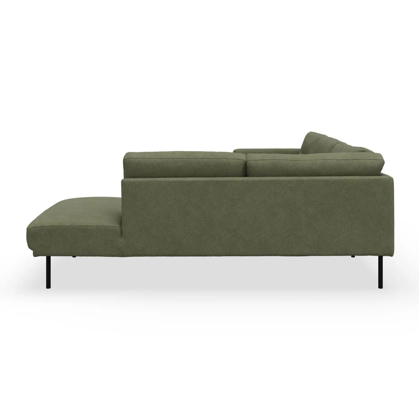 Larvik højrevendt hjørnesofa med pufafslutning