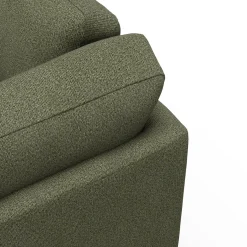 Larvik højrevendt hjørnesofa med pufafslutning