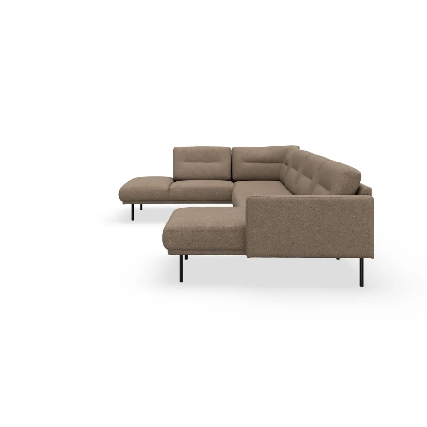 Larvik højrevendt hjørnesofa med chaiselong