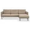 Larvik højrevendt sofa med chaiselong