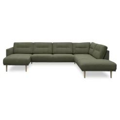 Larvik venstrevendt hjørnesofa med chaiselong