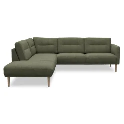 Larvik venstrevendt hjørnesofa med pufafslutning