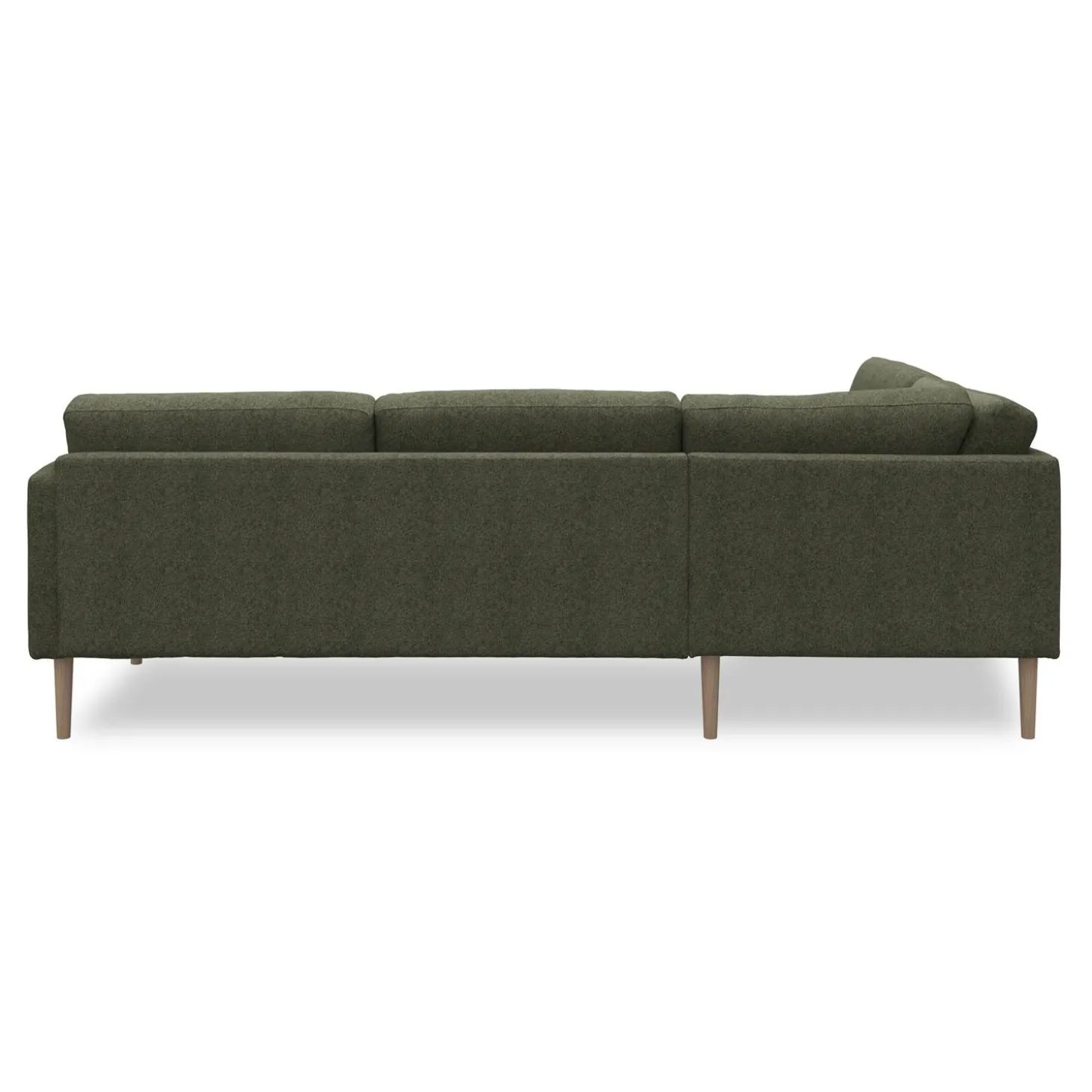 Larvik venstrevendt hjørnesofa med pufafslutning