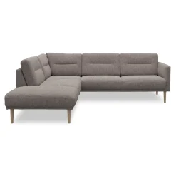 Larvik venstrevendt hjørnesofa med pufafslutning