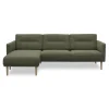 Larvik venstrevendt sofa med chaiselong