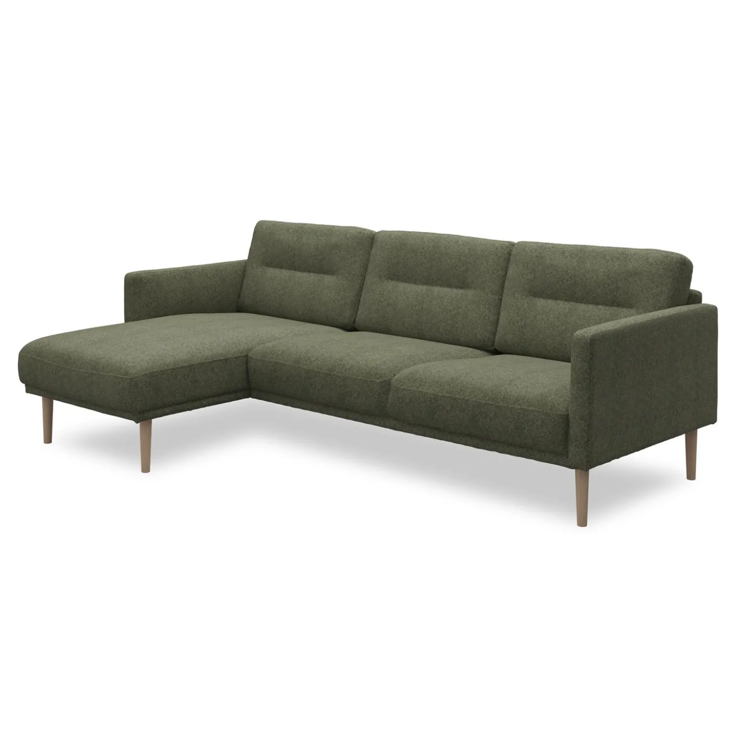 Larvik venstrevendt sofa med chaiselong
