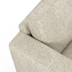 Lean højrevendt hjørnesofa med pufafslutning