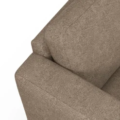 Lean højrevendt hjørnesofa med pufafslutning