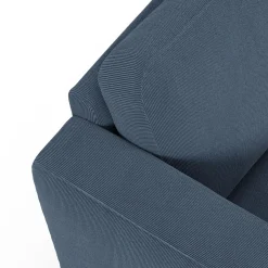 Lean højrevendt hjørnesofa med pufafslutning