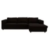 Lean højrevendt sofa med chaiselong