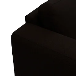 Lean højrevendt sofa med chaiselong