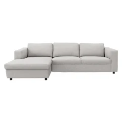 Lean venstrevendt sofa med chaiselong