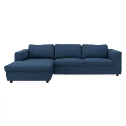 Lean venstrevendt sofa med chaiselong