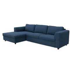 Lean venstrevendt sofa med chaiselong
