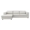 Lean venstrevendt sofa med chaiselong