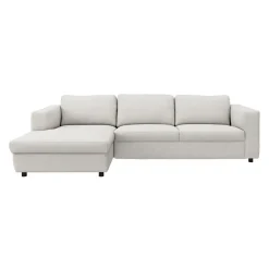 Lean venstrevendt sofa med chaiselong