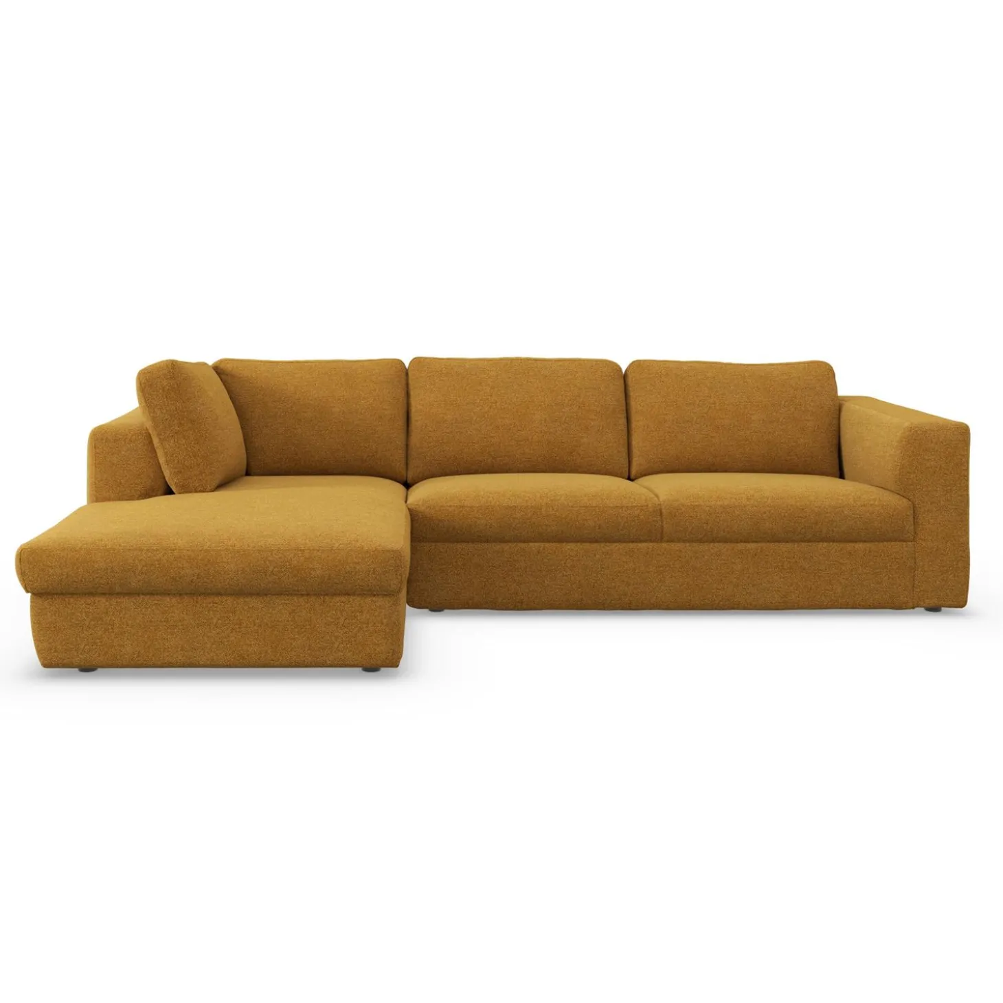 Lean venstrevendt sofa med chaiselong