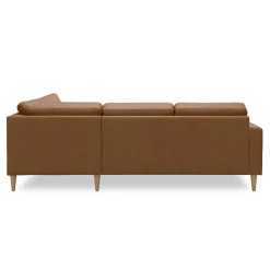 Linea højrevendt hjørnesofa med pufafslutning