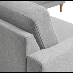 Linea højrevendt hjørnesofa med pufafslutning