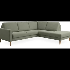 Linea højrevendt hjørnesofa med pufafslutning