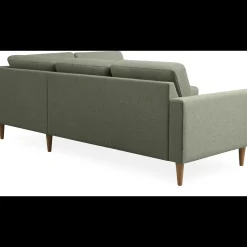 Linea højrevendt hjørnesofa med pufafslutning