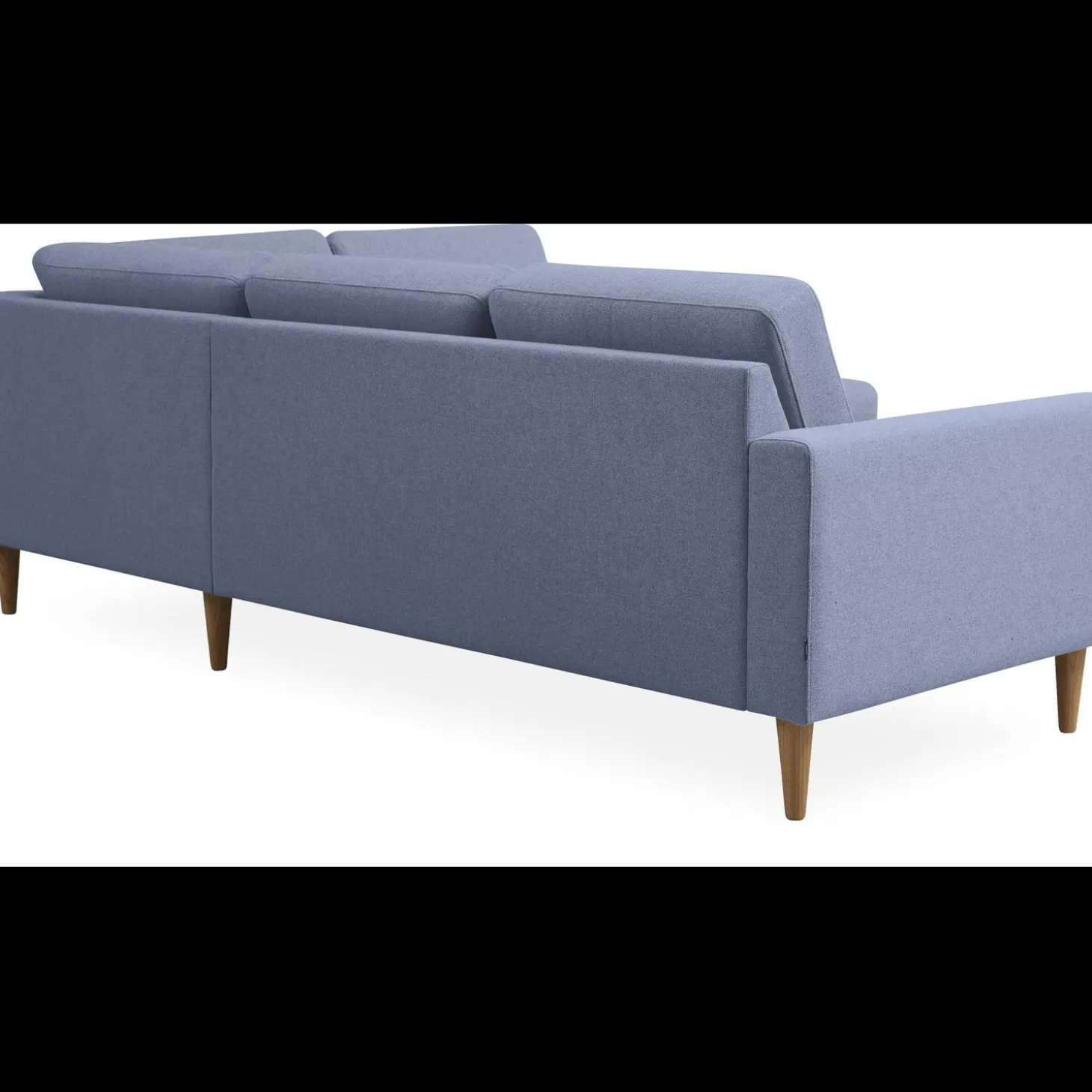 Linea højrevendt hjørnesofa med pufafslutning