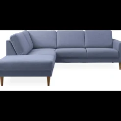 Linea venstrevendt hjørnesofa med pufafslutning
