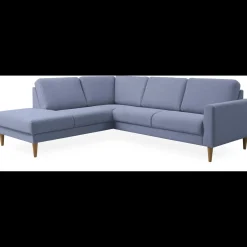 Linea venstrevendt hjørnesofa med pufafslutning