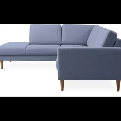 Linea venstrevendt hjørnesofa med pufafslutning