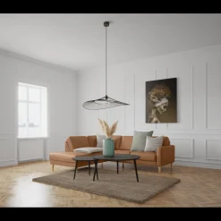 Linea venstrevendt hjørnesofa med pufafslutning